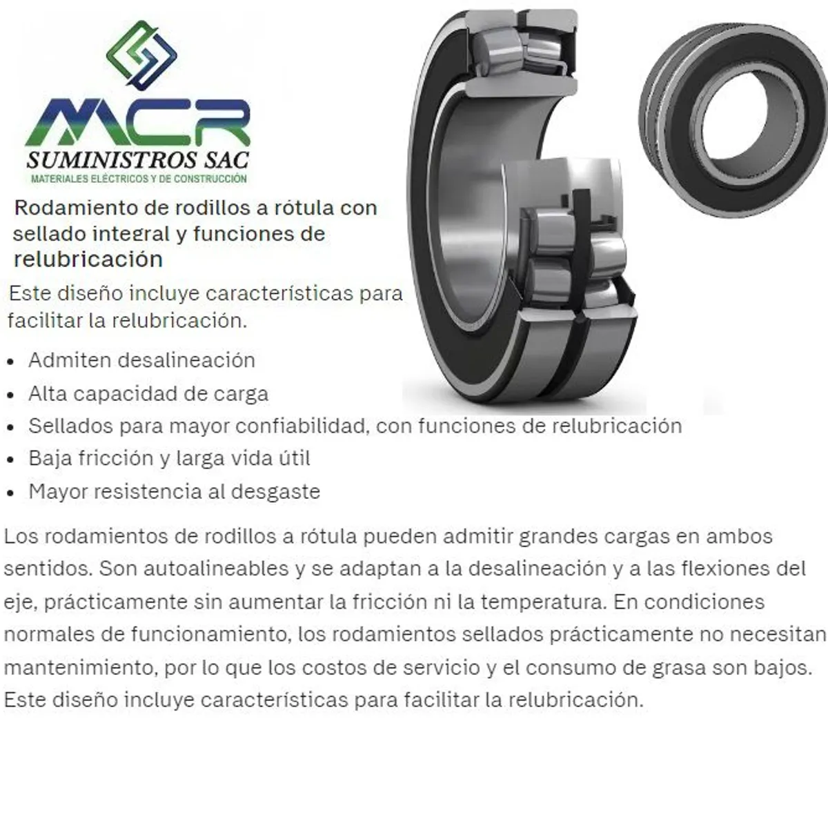 SKFK - Rodamiento de rodillos esfericos diametro 110mm