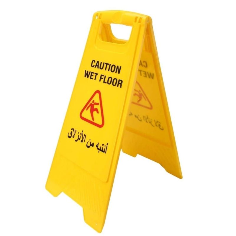 LLUMPAY - Señal De Precaución Para Piso de Plástico
