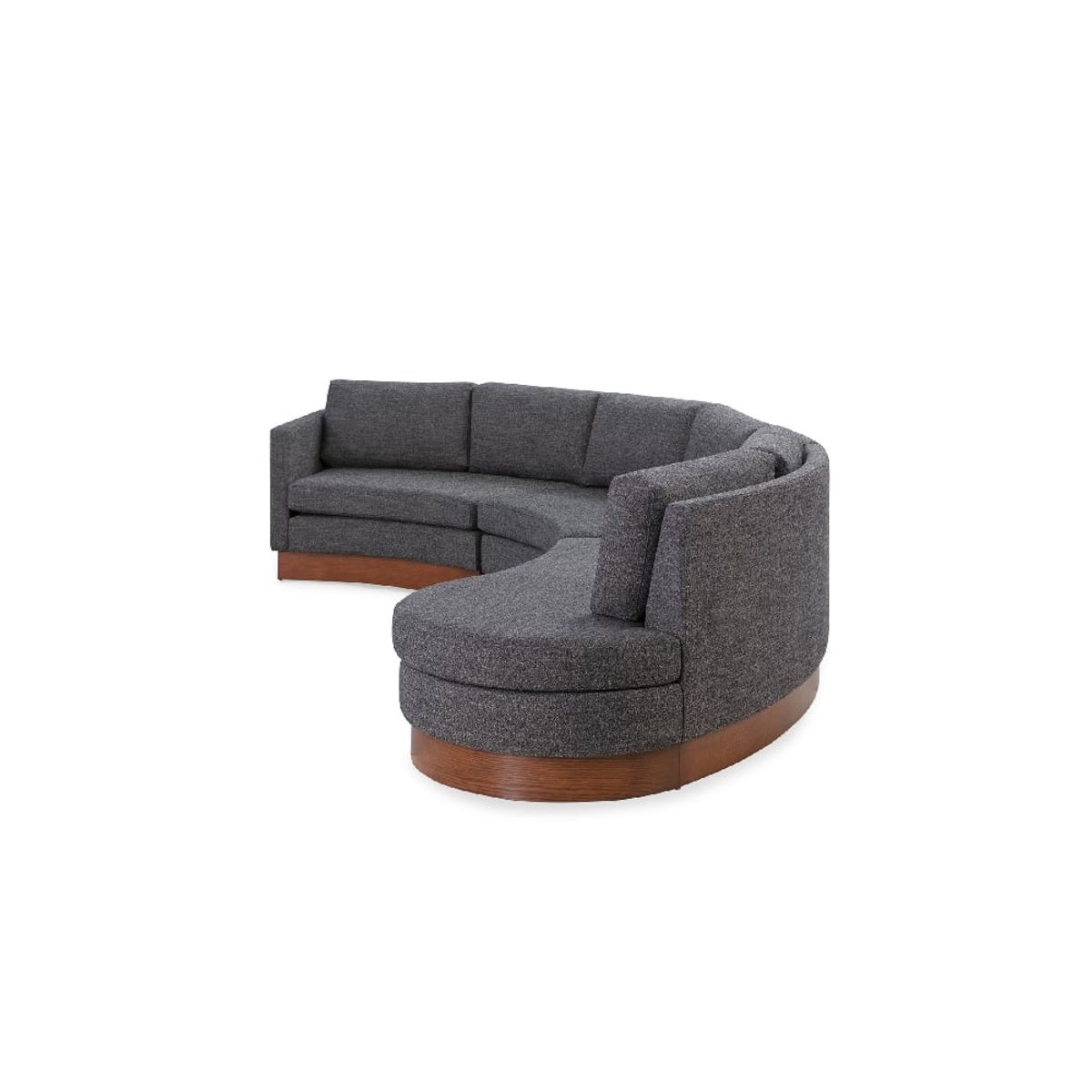 CENTRAL DECCO - SECCIONAL LUNA ELDOR GRIS OSCURO