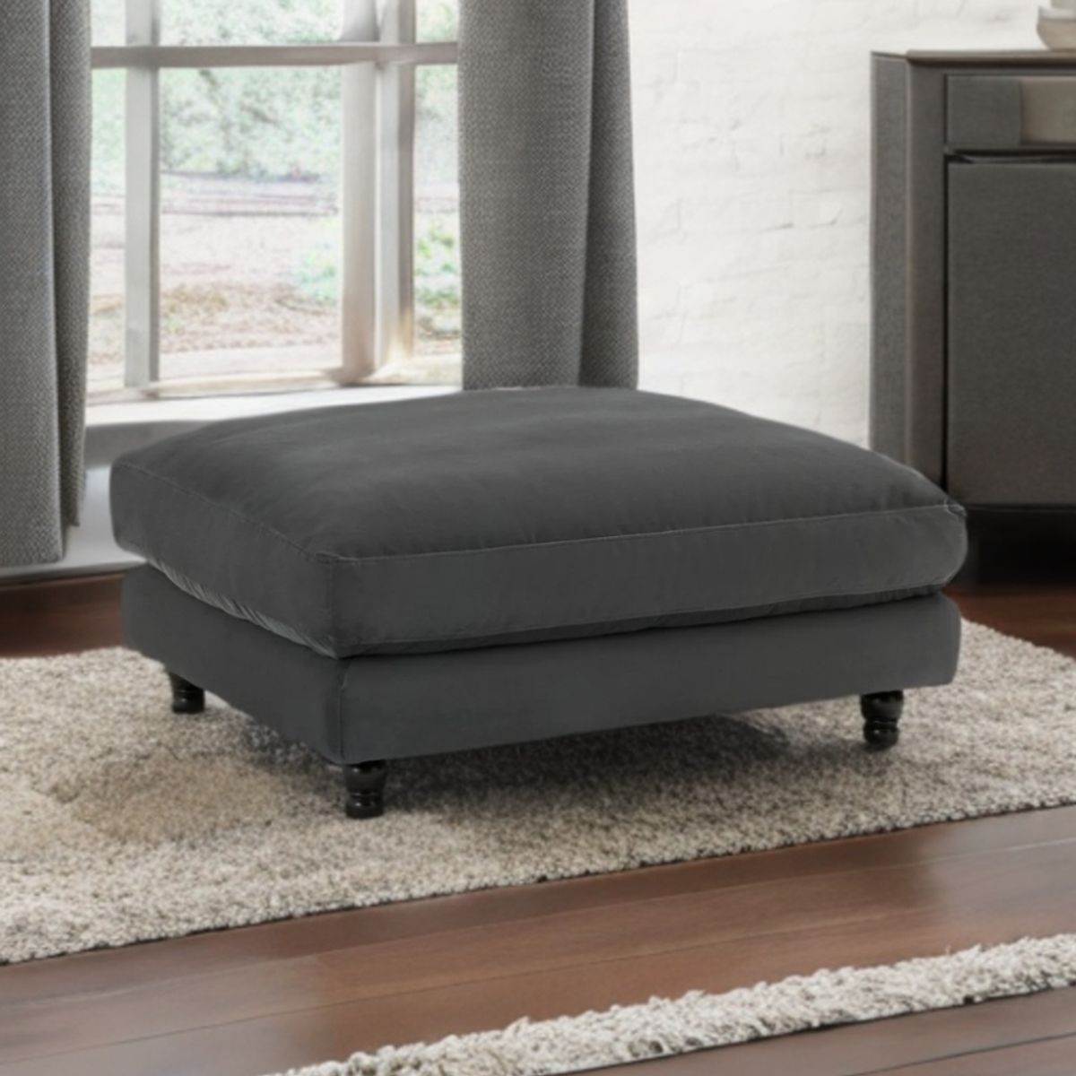 CENTRAL DECCO - PUFF ALLEN GRIS OSCURO