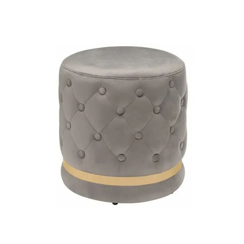 CENTRAL DECCO - PUFF VRIES GRIS CLARO