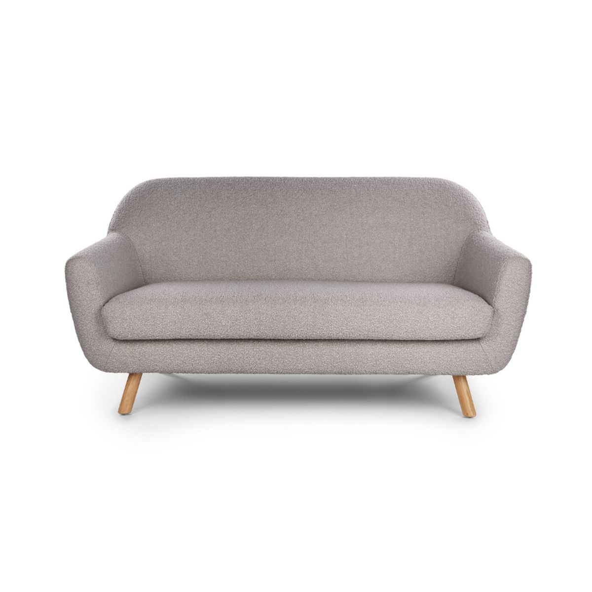 CENTRAL DECCO - SOFA 2 CUERPOS KARIM GRIS CLARO