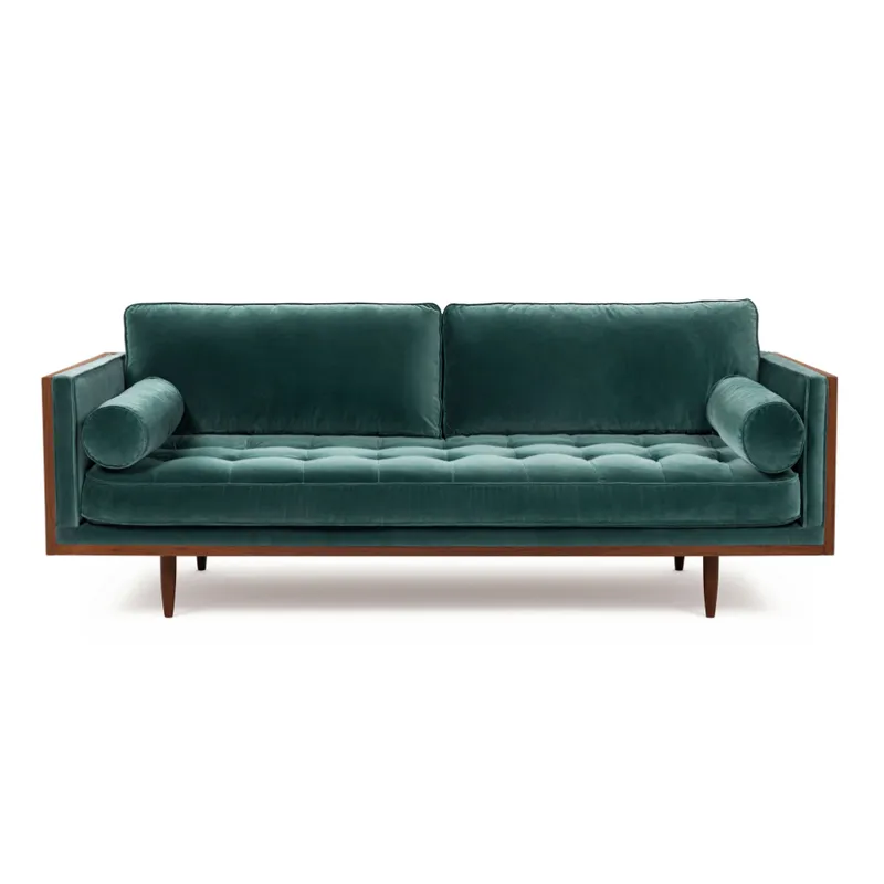 CENTRAL DECCO - SOFA 3 CUERPOS HARUT VERDE CARCEL