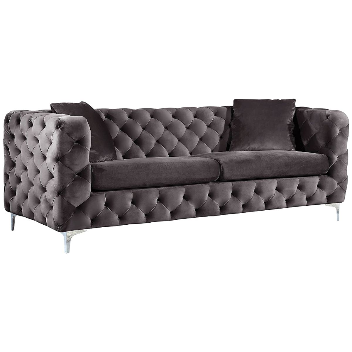 CENTRAL DECCO - SOFA 3 CUERPOS ARCHIE GRIS OSCURO