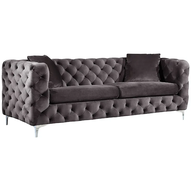 CENTRAL DECCO - SOFA 3 CUERPOS ARCHIE GRIS OSCURO
