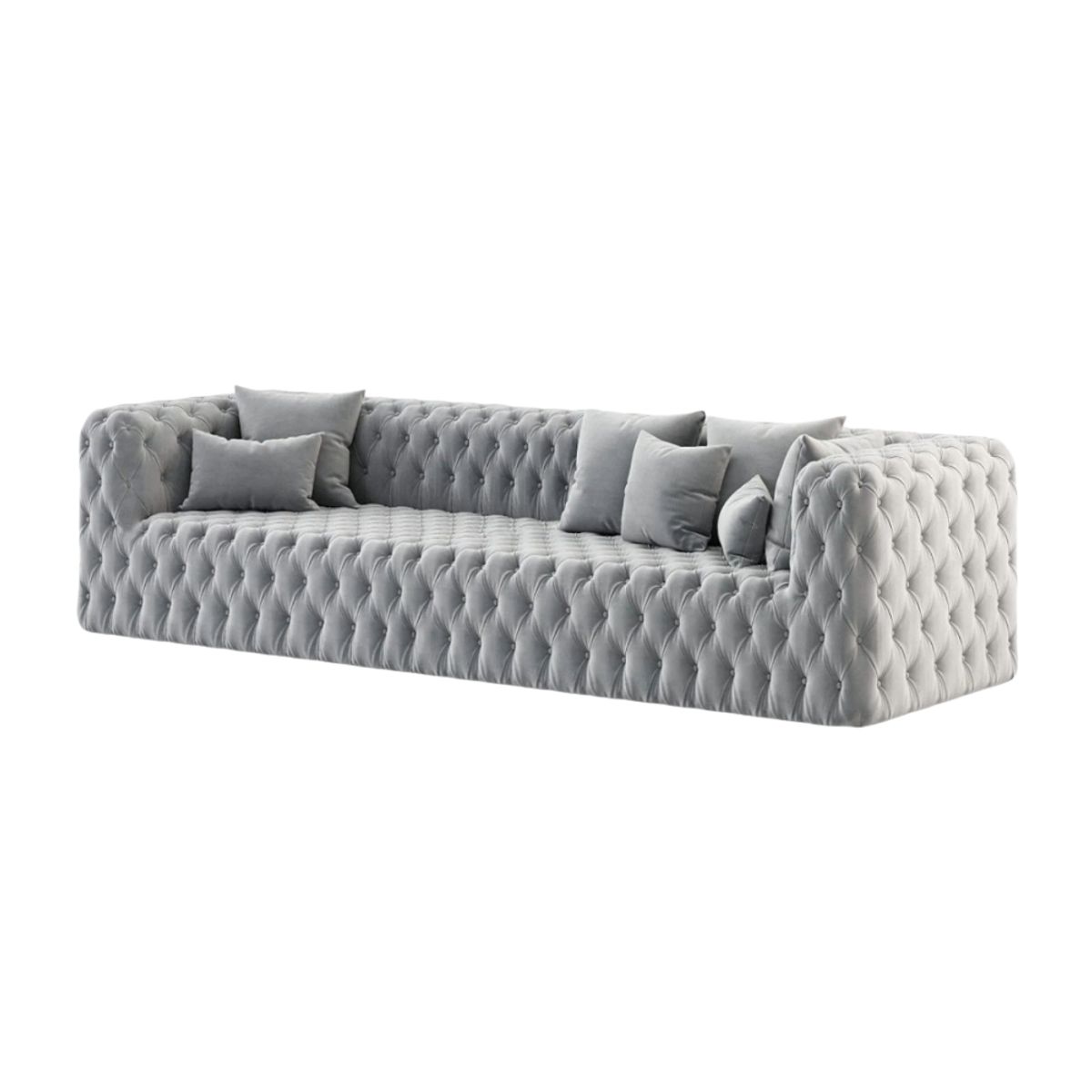 CENTRAL DECCO - SOFA 3 CUERPOS ARIS GRIS CLARO
