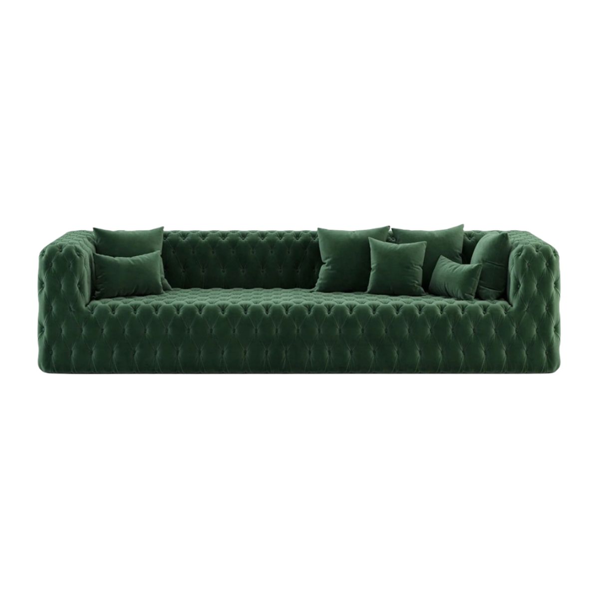 CENTRAL DECCO - SOFA 3 CUERPOS ARIS VERDE OSCURO
