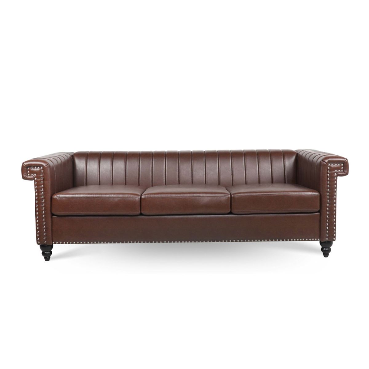 CENTRAL DECCO - SOFA 3 CUERPOS DAFNE CHOCOLATE