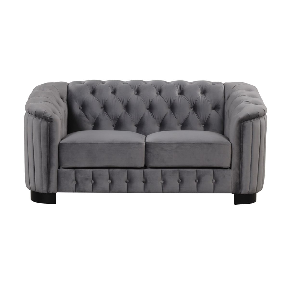 CENTRAL DECCO - SOFA 2 CUERPOS DAI GRIS OSCURO