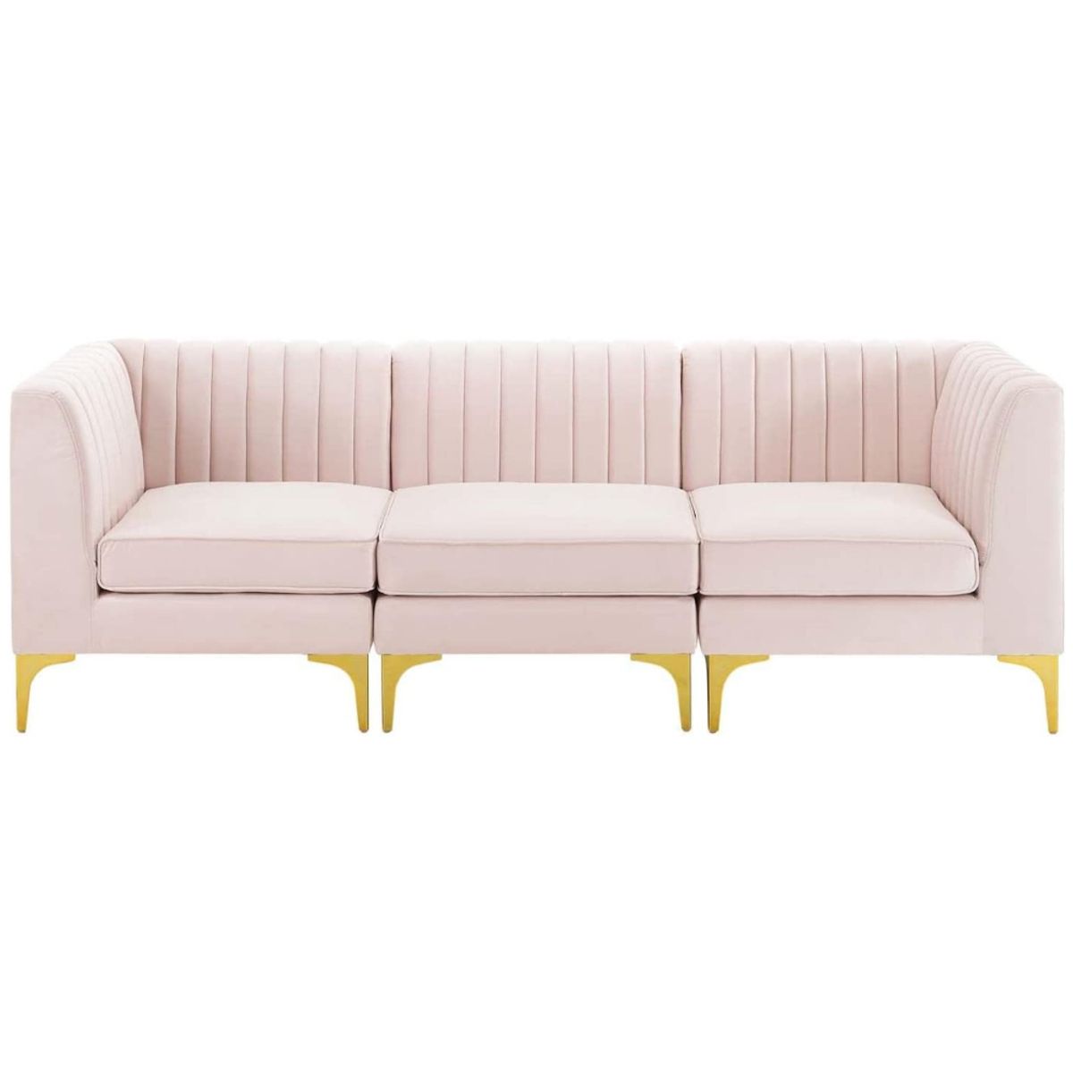 CENTRAL DECCO - SOFA MODULAR 3 CUERPOS ZAID ROSADO