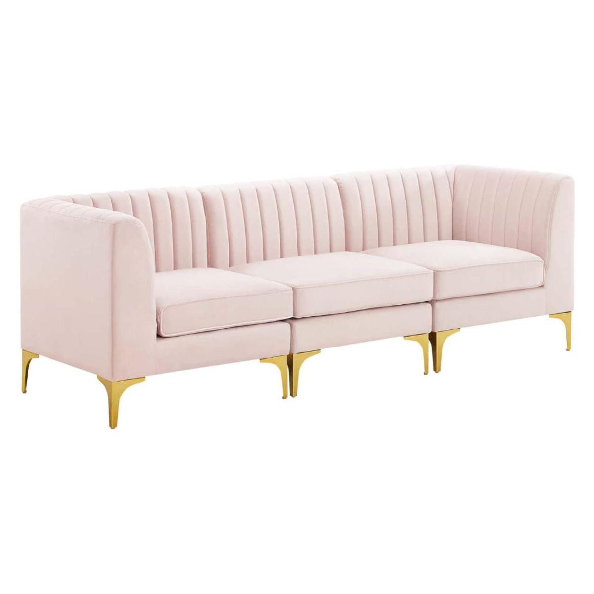 CENTRAL DECCO - SOFA MODULAR 3 CUERPOS ZAID ROSADO