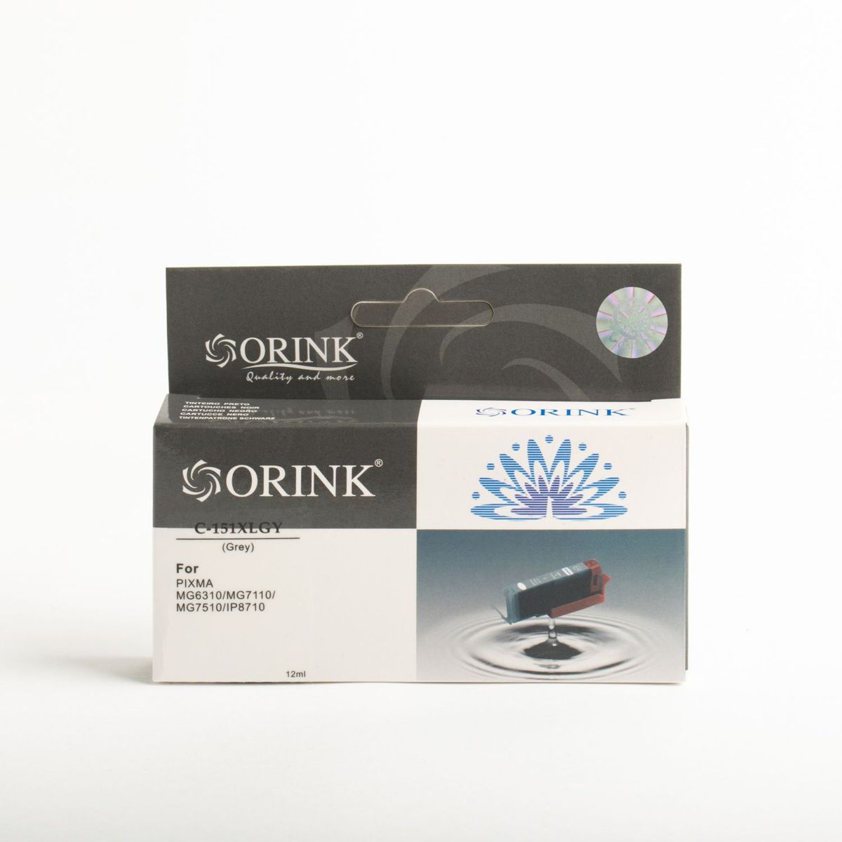 GENERICO - Cartucho de tinta Compatible C 151 XL Gris Grey  12 ml