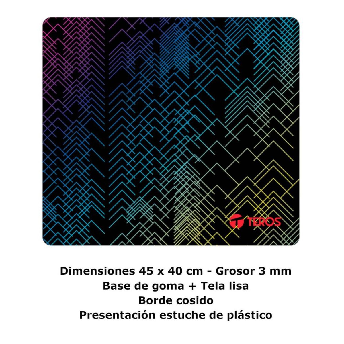 TEROS - Mouse pad gamer TEROS TE-3011S multicolor
