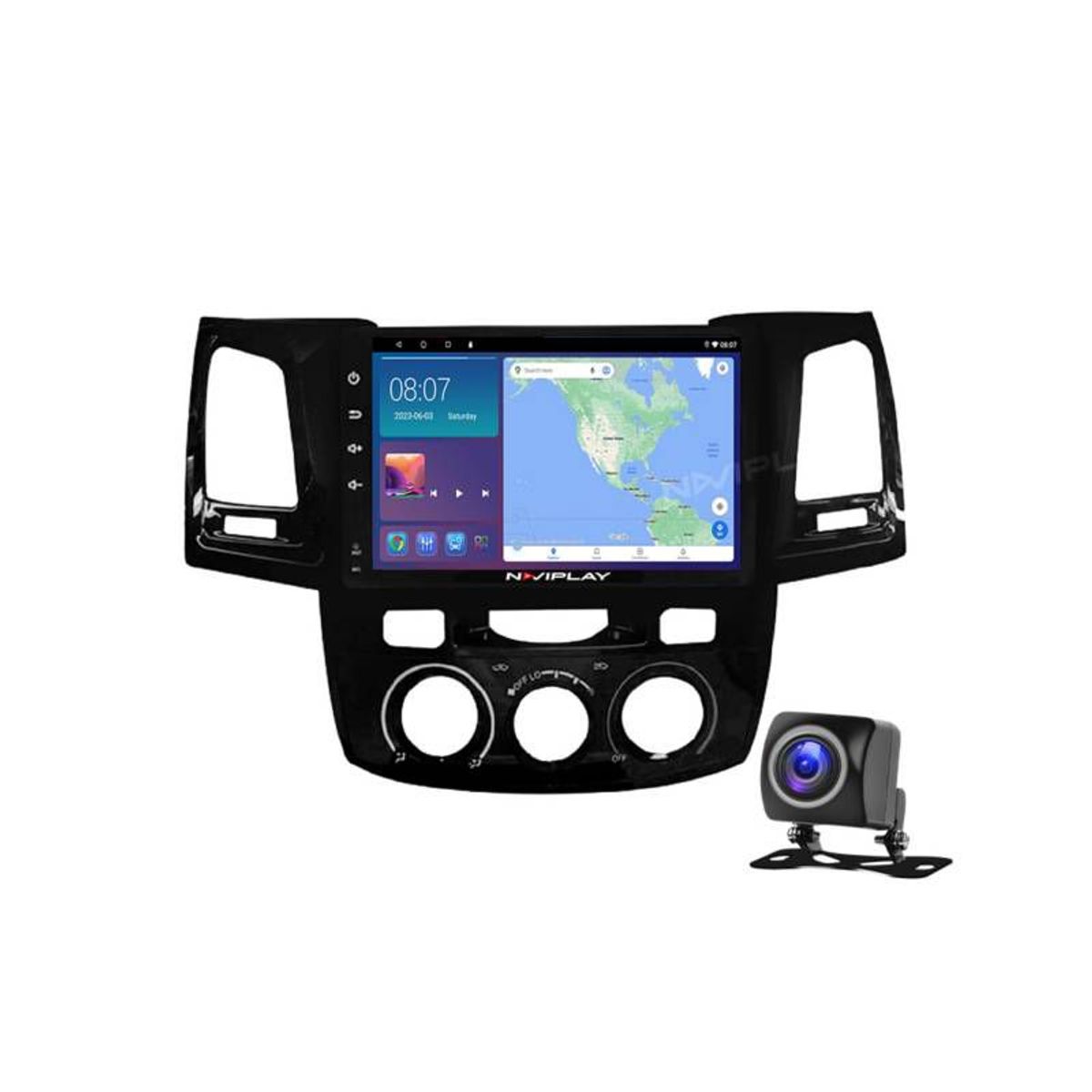 GENERICO - Autoradio Android Naviplay Para Toyota Hilux 2011 – 2015