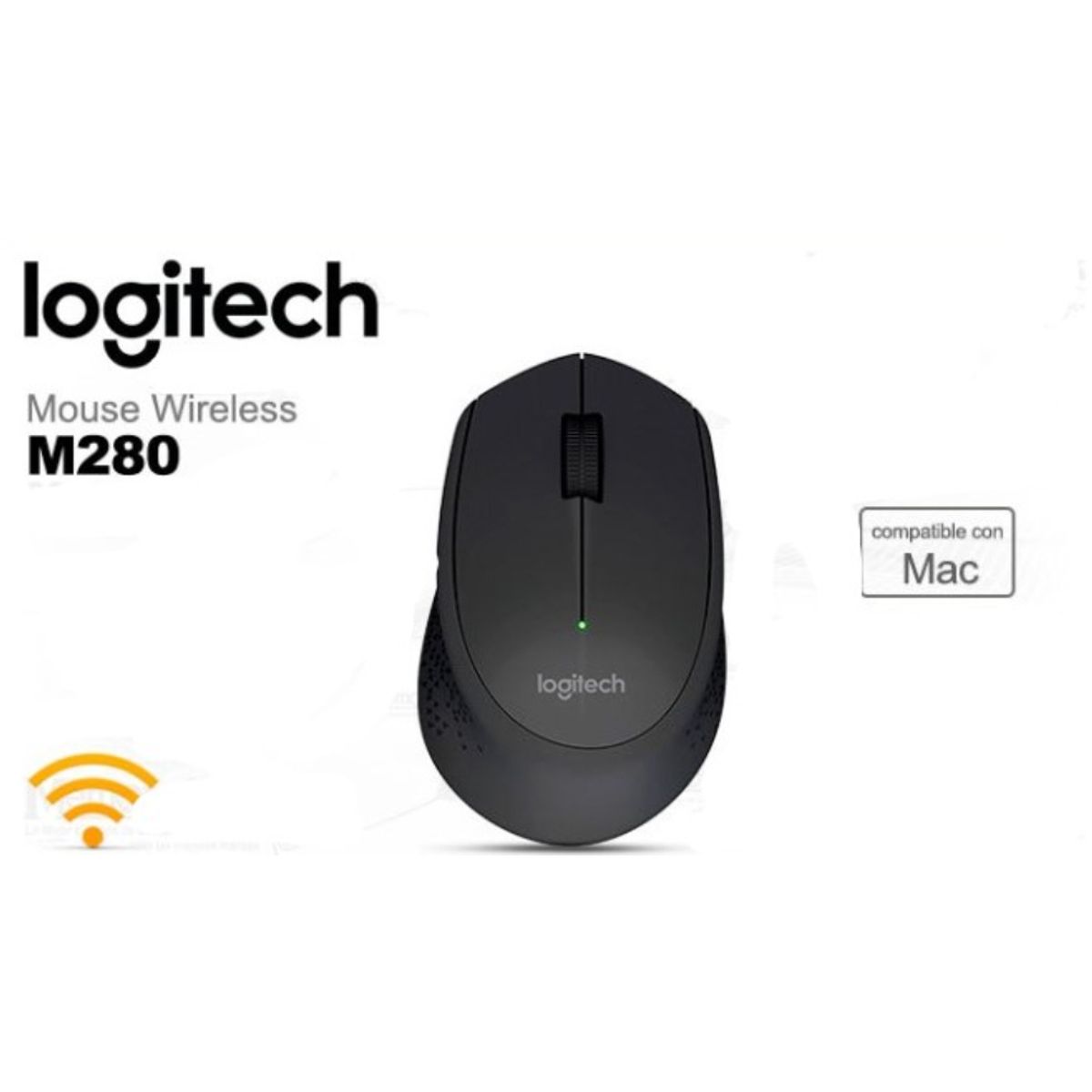 LOGITECH - Mouse Inalámbrico Logitech M280-Negro