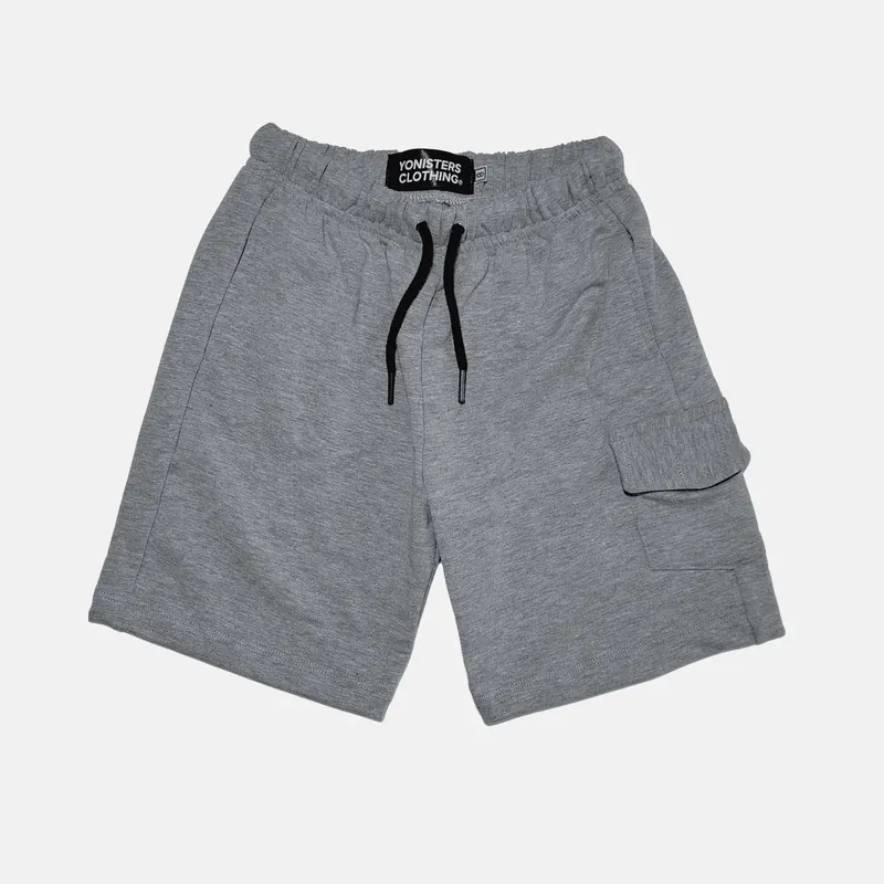 YONISTERS CLOTHING - SHORT DE ALGODON MODA KIDS YONISTERS CLOTHING MELANGE