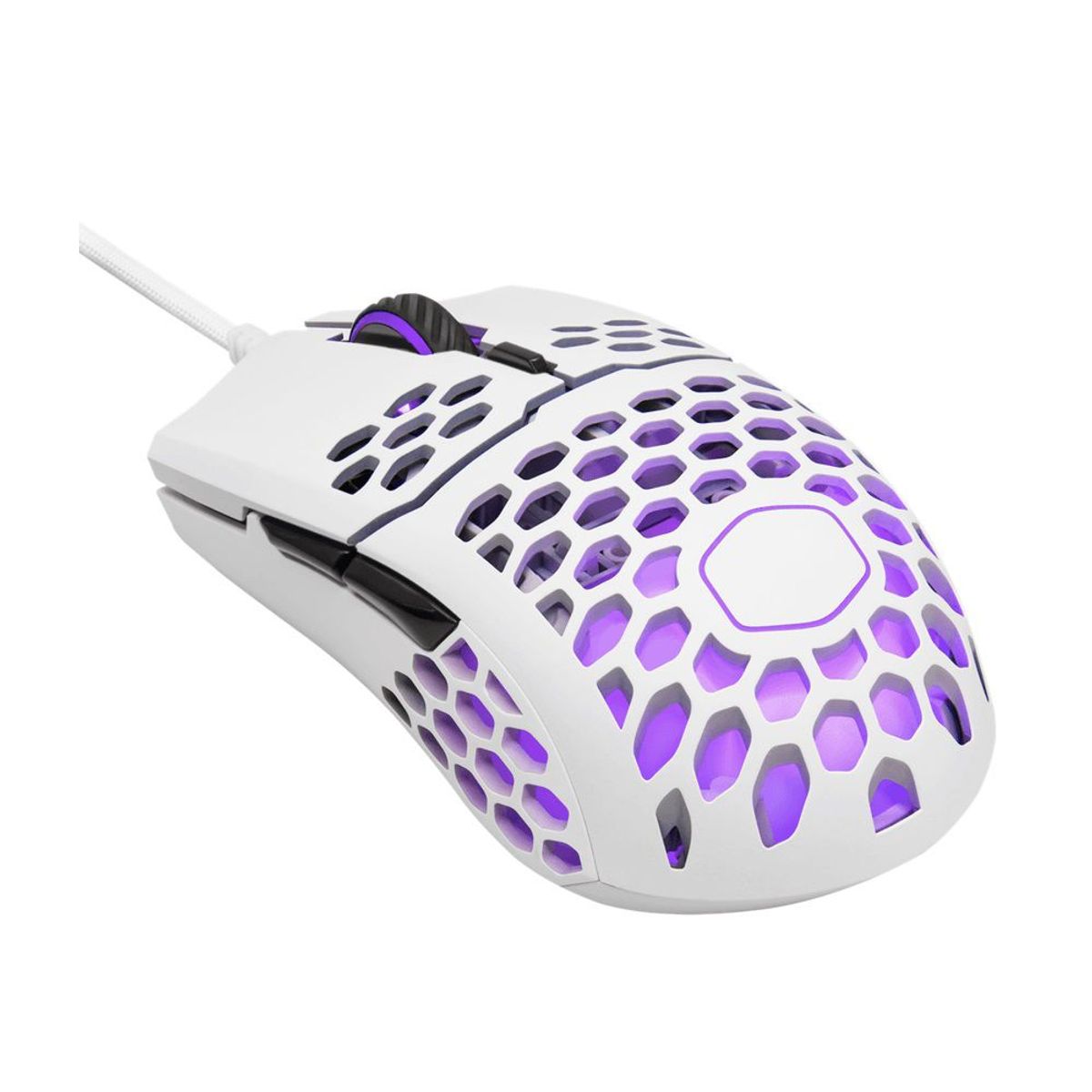 COOLER MASTER - MOUSE COOLER MASTER MM711 WIRED MOUSE WHITE MATTE MM-711-WWOL1