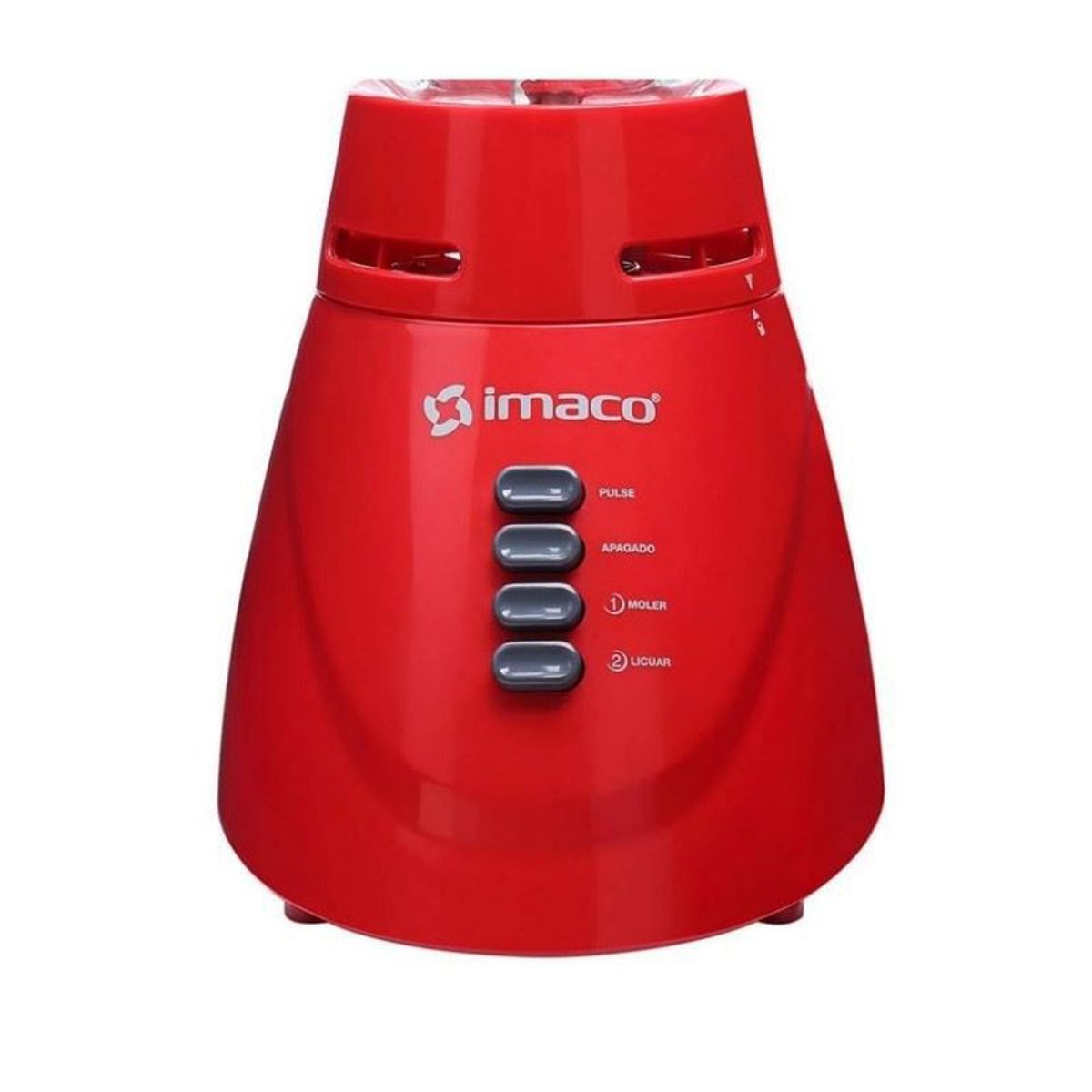 IMACO - Licuadora Vaso de Vidrio BL4125VR Rojo