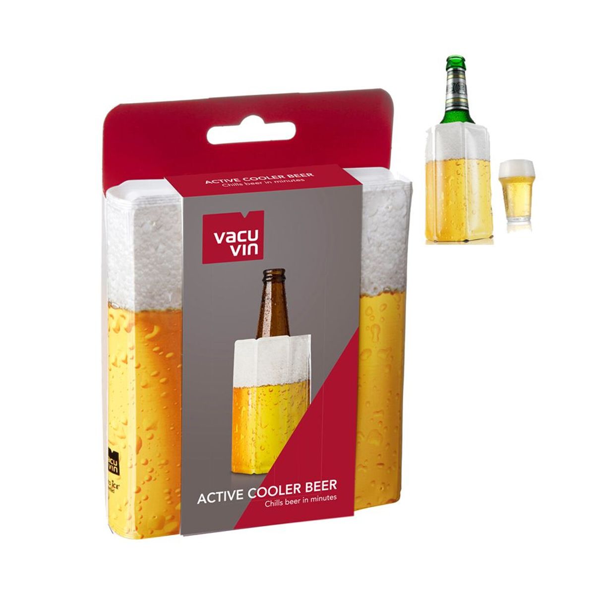 VACU VIN - Funda Enfriadora de Cerveza Vacu Vin Active Cooler Beer