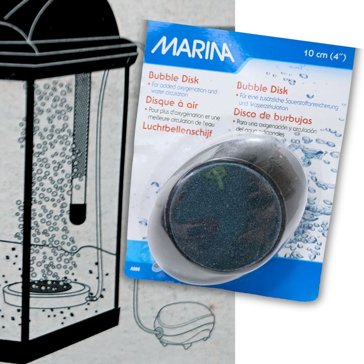 MARINA - MARINA PIEDRA DIFUSORA A986 ACUARIO