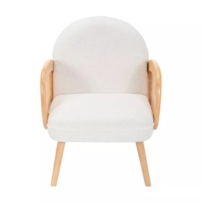 GENERICO - Sillón crudo madera y rattan Estilo Nordico - armado