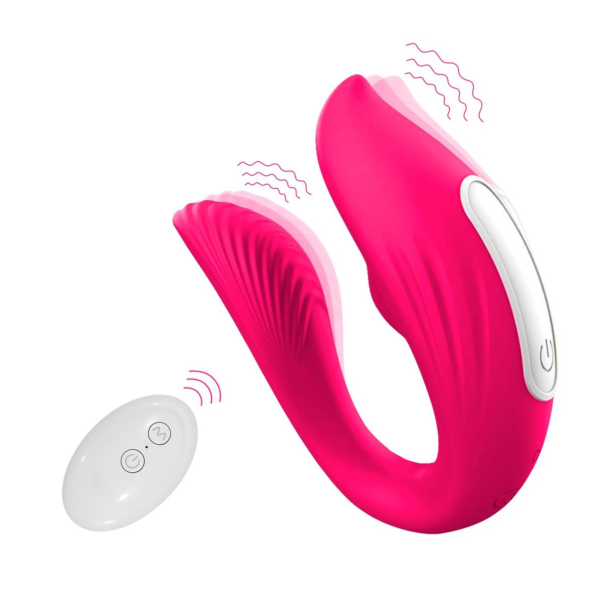 GENERICO - Consolador Vibrador Punto G Inalambrico Doble Orgasmo con Control Remoto