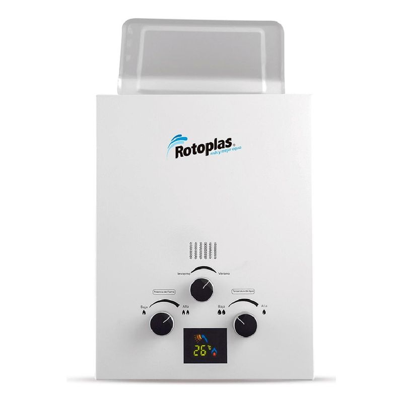 ROTOPLAS - Termas a Gas Rotoplas Flaming  5.5 L GN