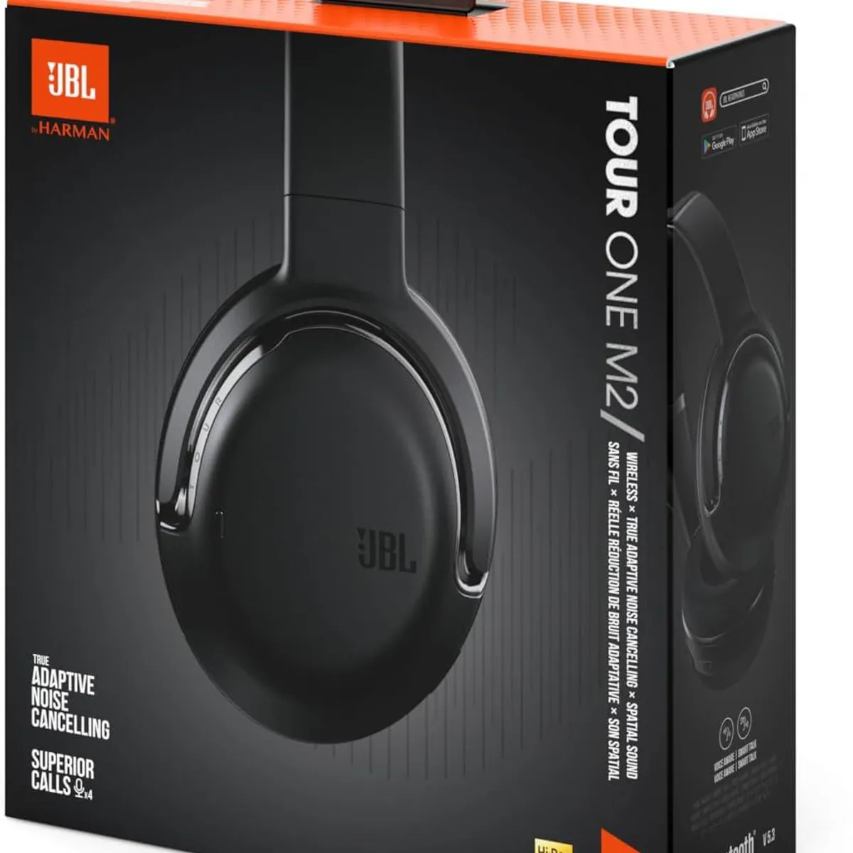 JBL - JBL Tour One M2 Auriculares de Alta Fidelidad con ANC Adaptativo y 50H