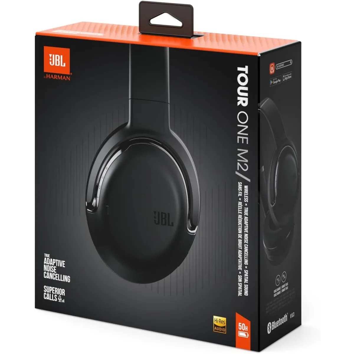 JBL - JBL Tour One M2 Auriculares de Alta Fidelidad con ANC Adaptativo y 50H