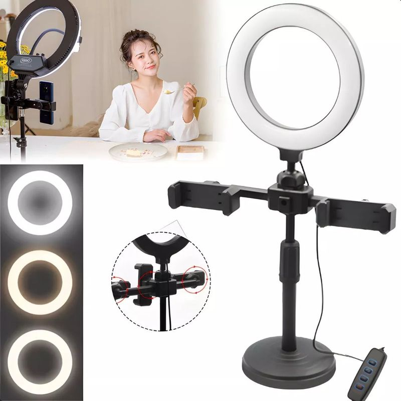 GENERICO - Aro de Luz Led con Holder y Parante