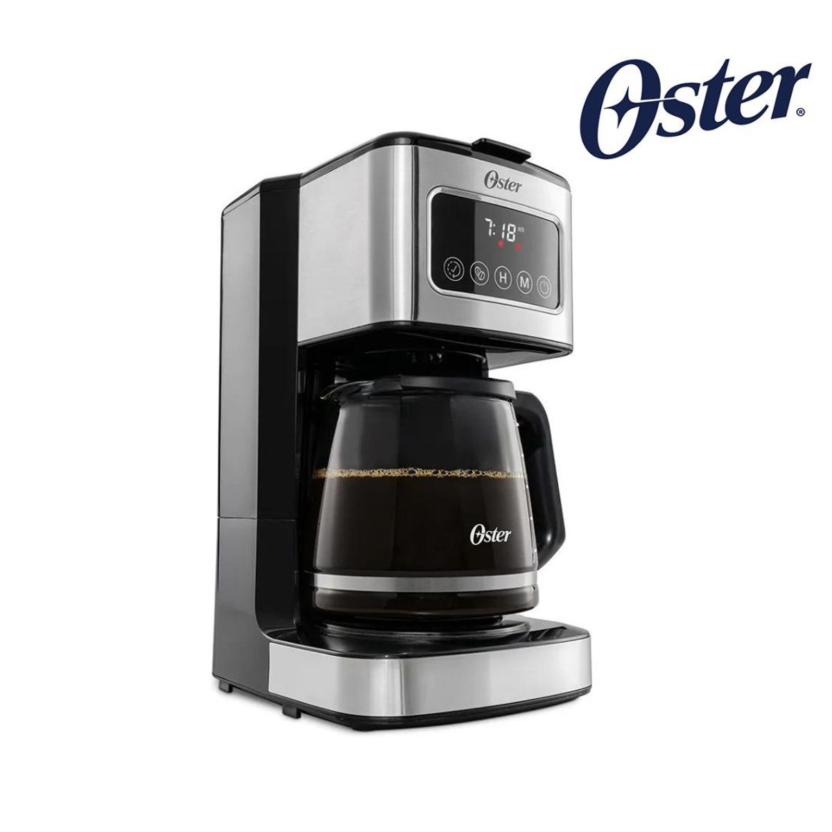 OSTER - Cafetera Programable de 12 Tazas con Pantalla Táctil Oster® BVSTDC4403