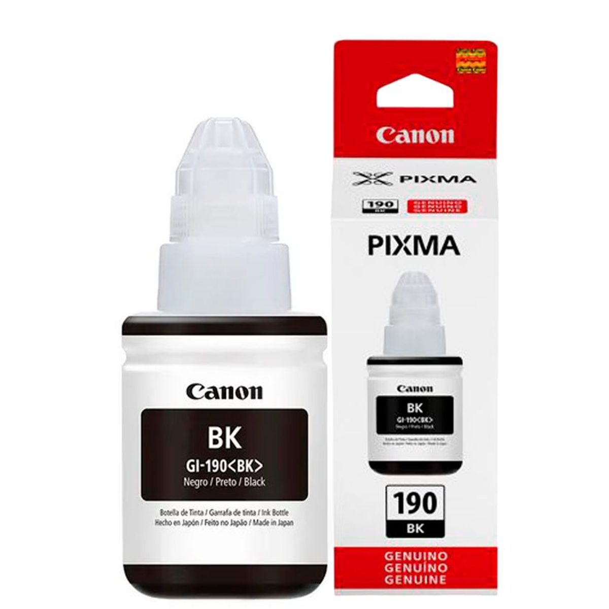 CANON - Pack Botellas Gi-190 De Tinta Canon G1110 G2110 G3110 G4110
