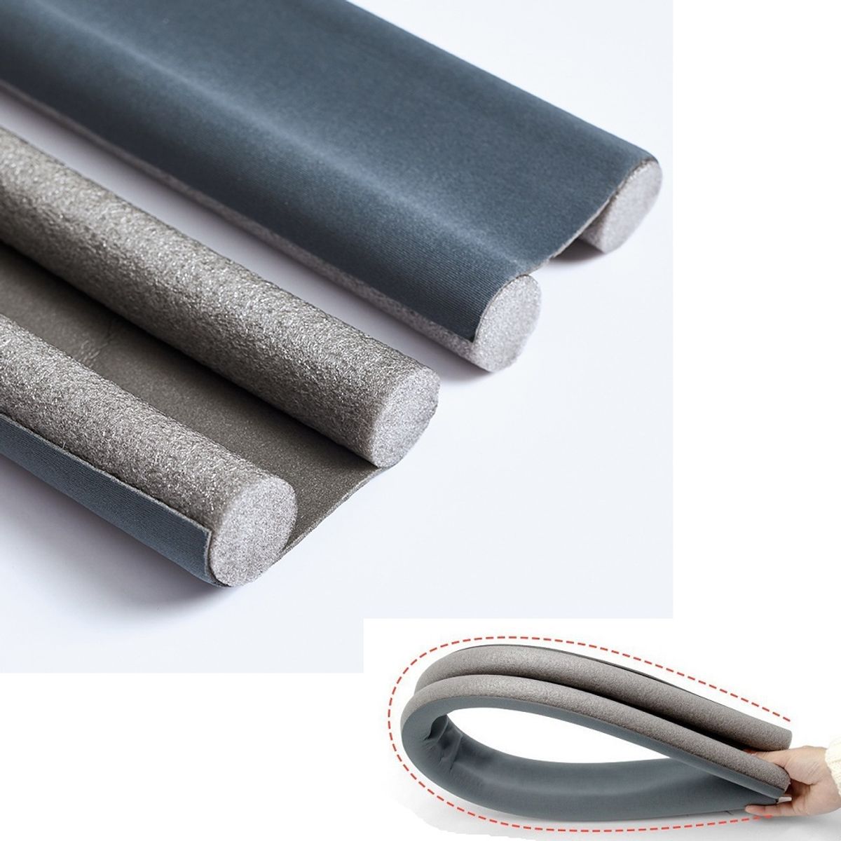 GENERICO - Burlete Para Puerta Bloqueador Polvo Protector Espuma 95cm