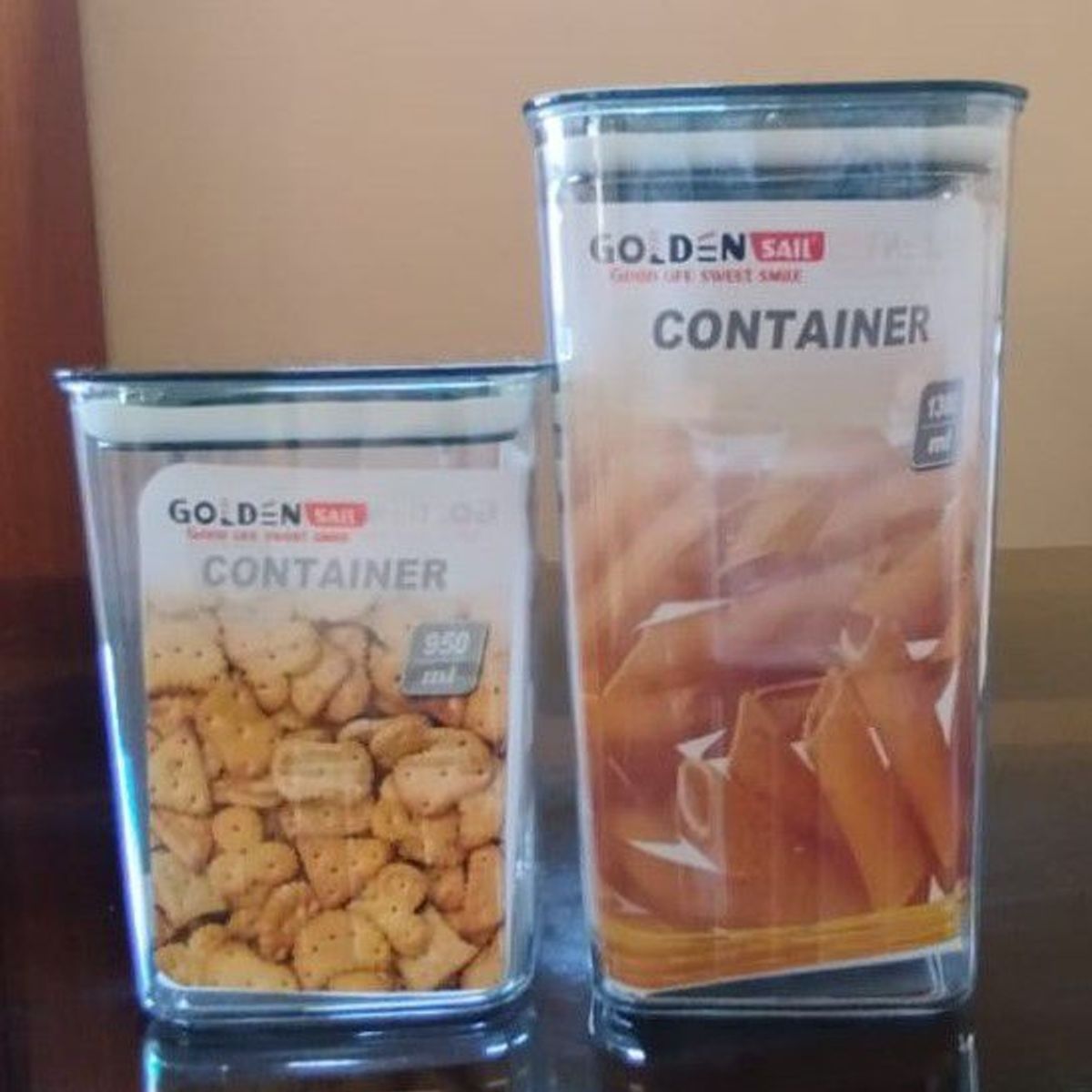 GENERICO - Set Contenedores de Acrílico X 3 Color Verde