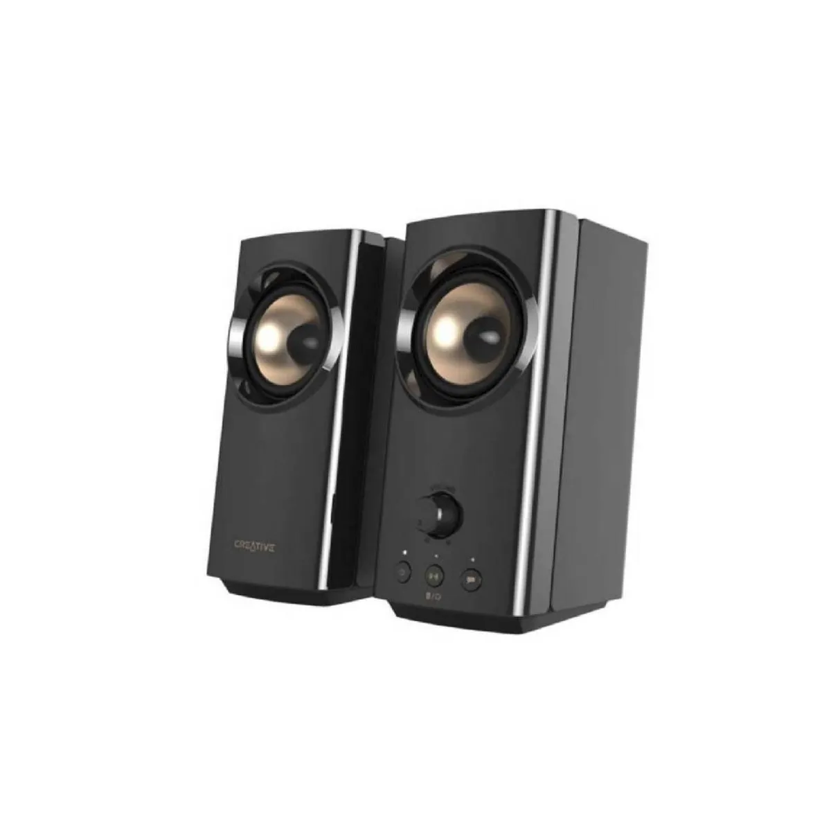 CREATIVE - PARLANTE CREATIVE T60 2.0 30W BT USB-C 3.5MM MIC SB SURROUND 220V NEGRO