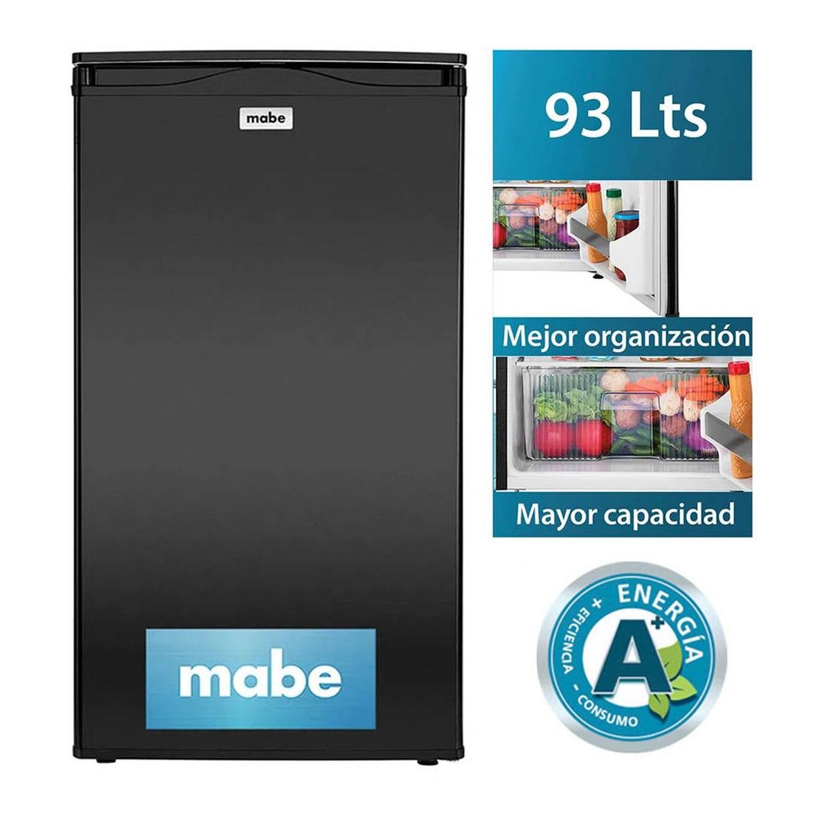 MABE - Frigobar Mabe de 93L RMF04PV0 Negro