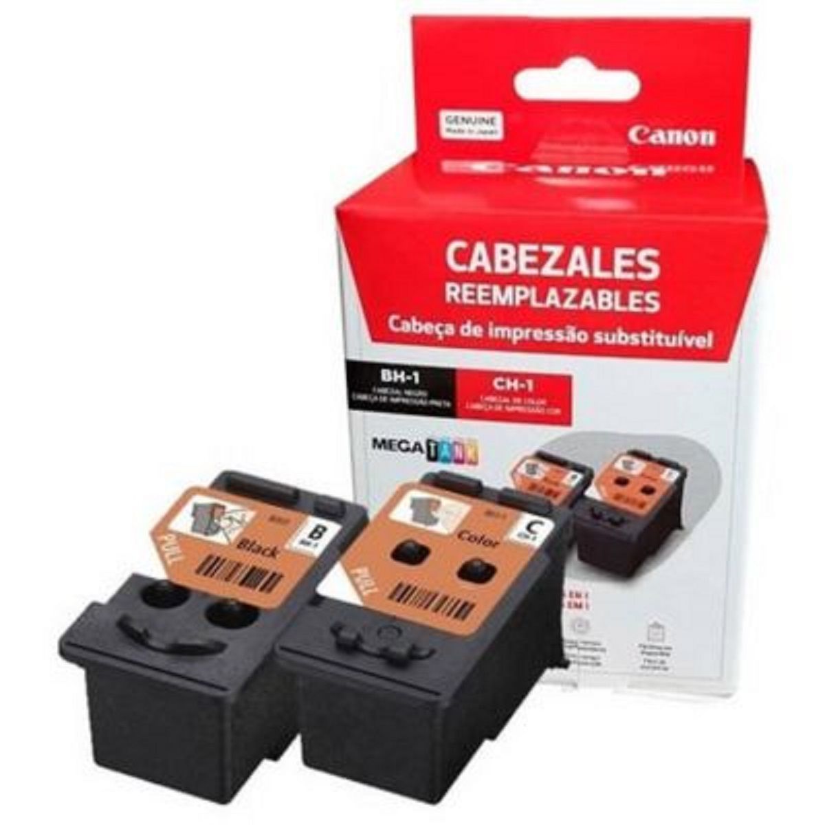 GENERICO - Kit Cabezal Canon G  Negro BH-1-Tricolor CH-1  G3100 G3101 G4100 G2110