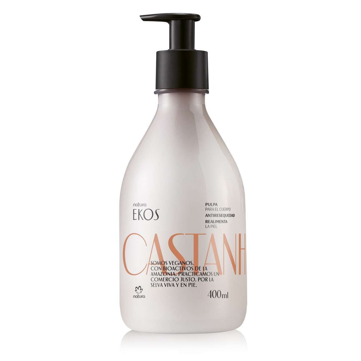 NATURA - Pulpa Hidratante corporal Castaña 400 ml Tododia  Ekos Natura