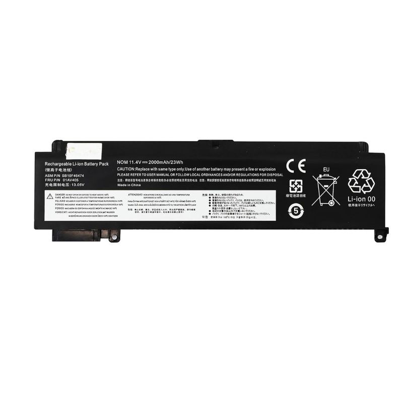 GENERICO - Batería Para Laptop Lenovo.  01AV405.  01AV406. 01AV462. T470S. T460S
