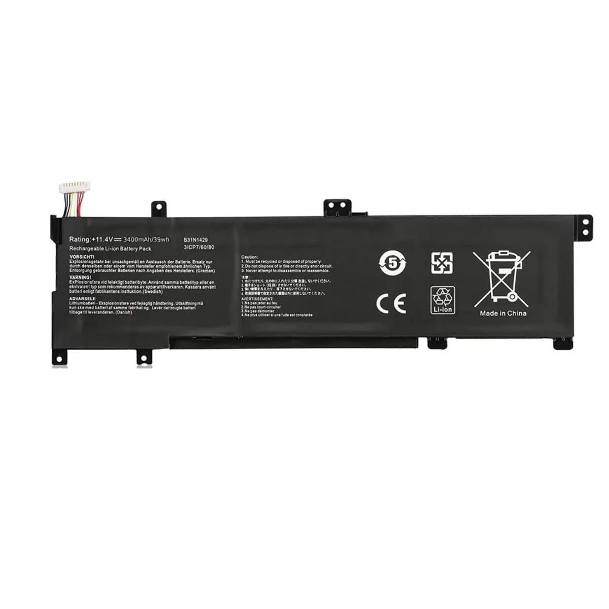 GENERICO - Batería para Laptop Asus.  B31N1429. K501lb. K501lx. K501lx-Nh52