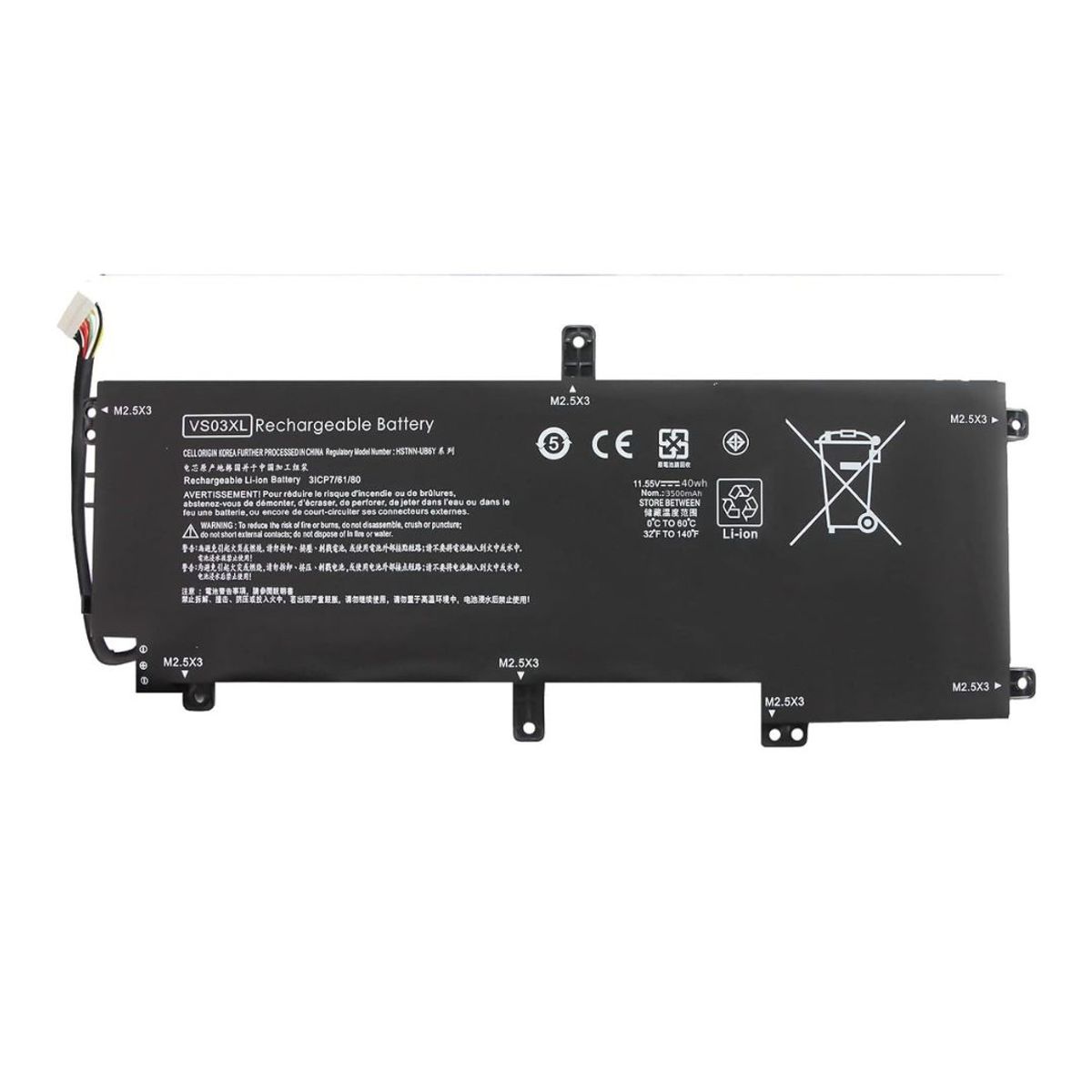 GENERICO - Batería para Laptop Hp VS03.  Envy 15-AS. 15T-AS. 15-AS133CL.