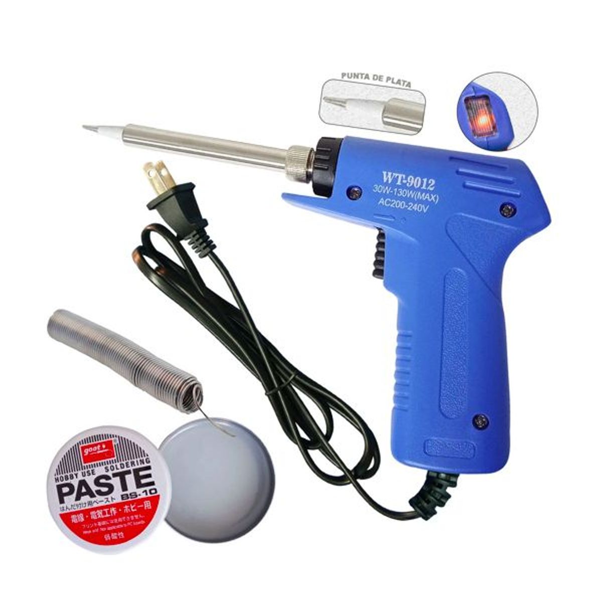 WESTOR - Kit Cautín 30130W + Pasta 10Gr + Estaño 2Mts WT-9012-SGOOT WESTOR