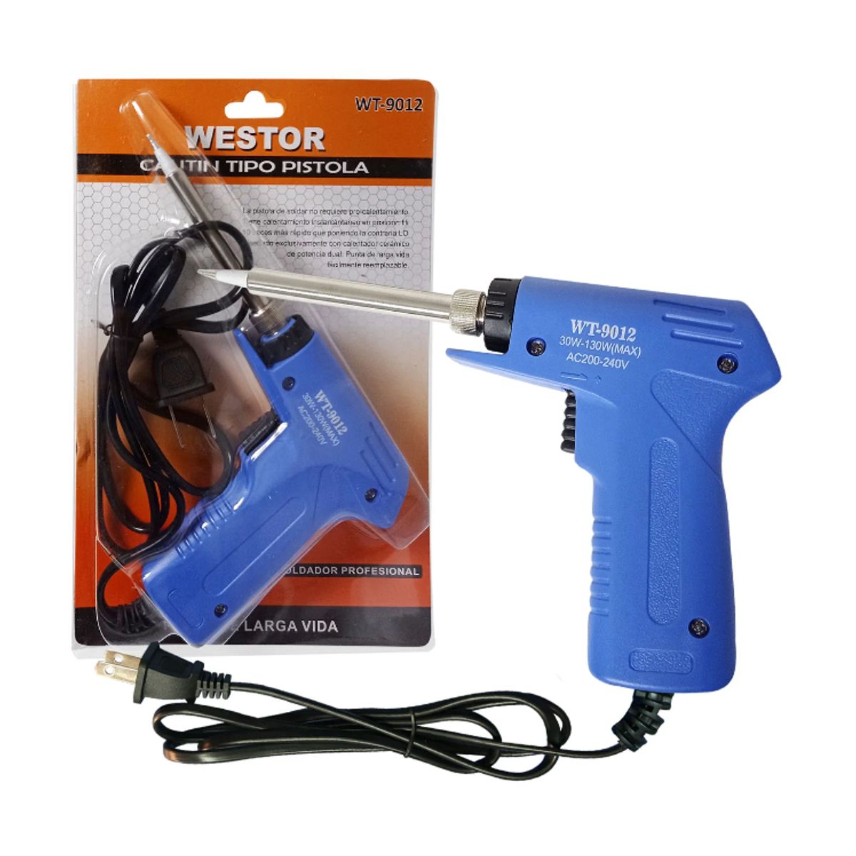 WESTOR - Kit Cautín 30130W + Pasta 10Gr + Estaño 2Mts WT-9012-SGOOT WESTOR