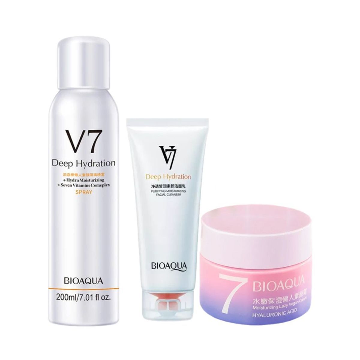 BIOAQUA - Trío Corporal Bioaqua Exfoliación Limpieza Y Aclarador