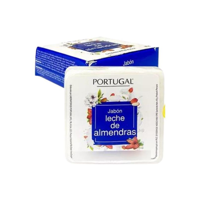 GENERICO - Jabón Hidratante Portugal Con Leche De Almendras 80 Gr