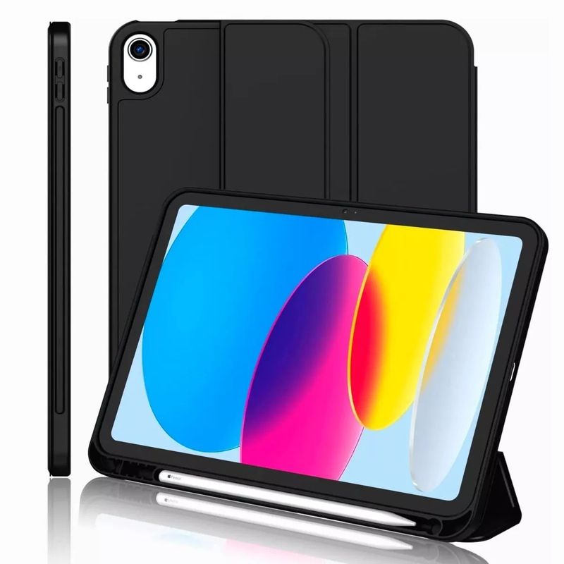 GENERICO - Case Cover Funda IPad 10.9 (10ma Generación) - Negro