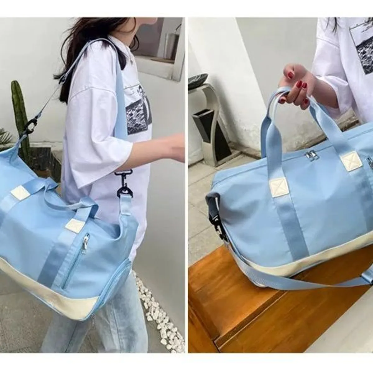 GENERICO - Maletín Deportivo Impermeable Mediano Con Correa De Hombro