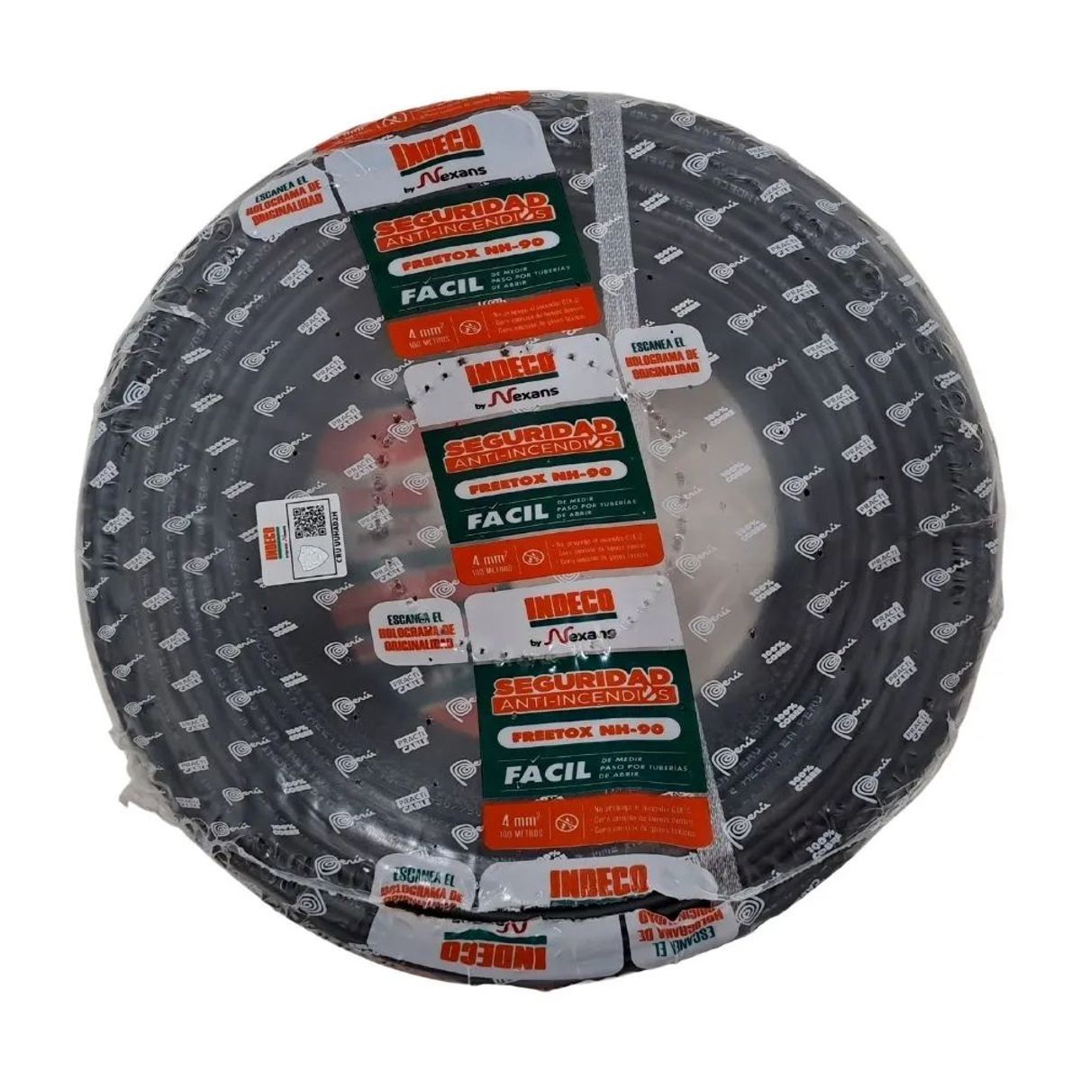 INDECO - Cable  Freetox-pc TH-90 450/750V 4mm2 Negro