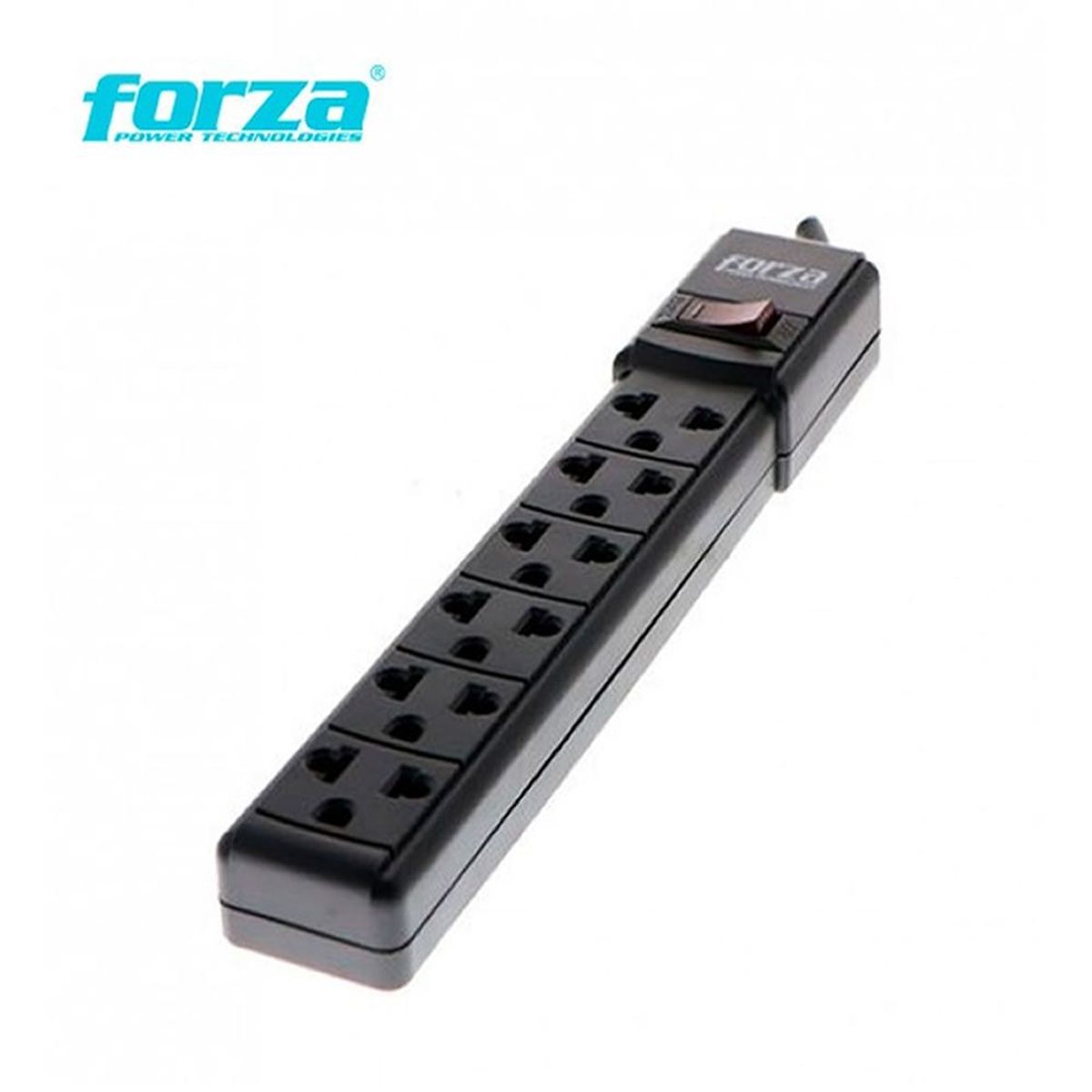 FORZA - Supresor de Picos Forza PS-001B 6 Puertos Negro