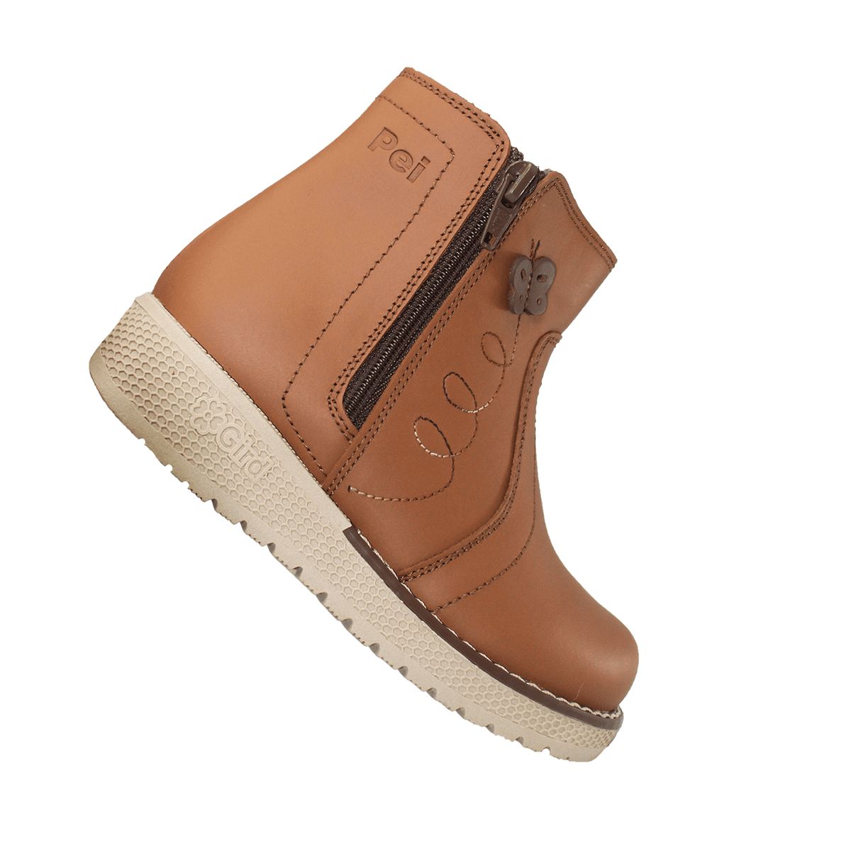 PEI UNIQUE OUTFIT - Bota Niña Pei Uou Selene Coffie Neegro Beige Nude